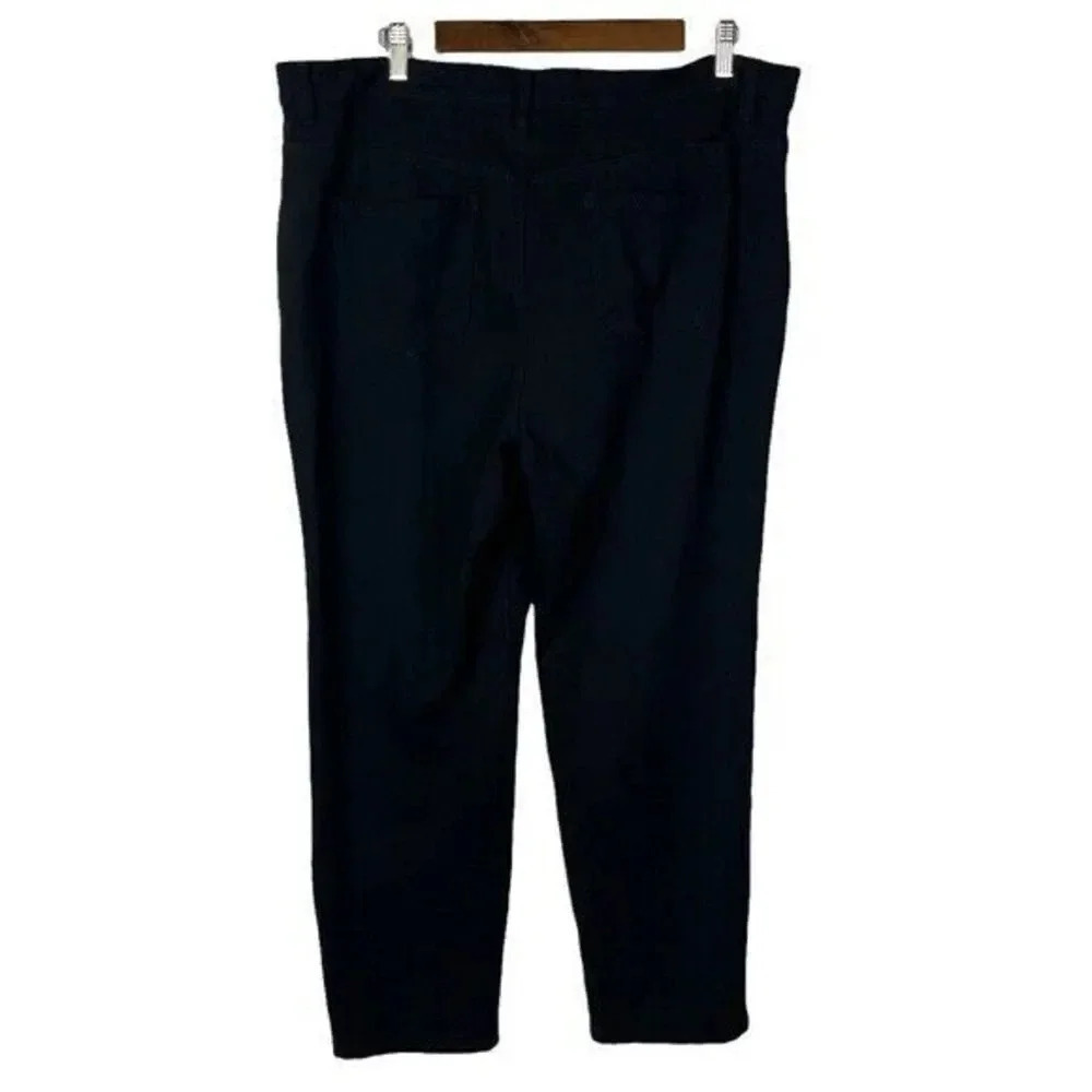 Gloria Vanderbilt Black Amanda Straight Leg Jeggings 18W - Picture 3 of 4